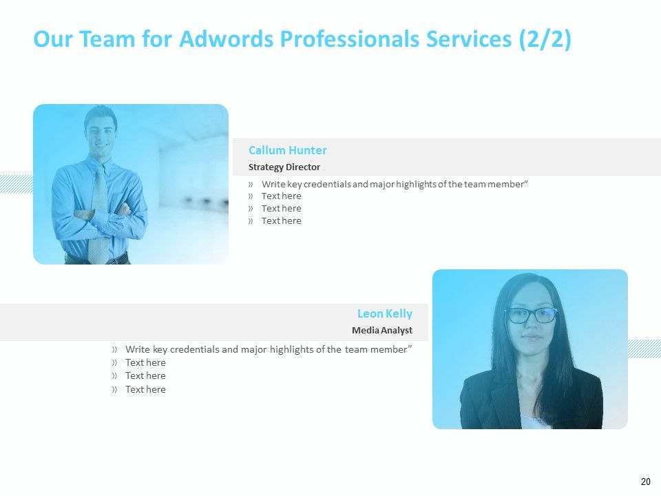Adwords And PPC Proposal Template Ppt PowerPoint Presentation Complete Deck With Slides Slide20