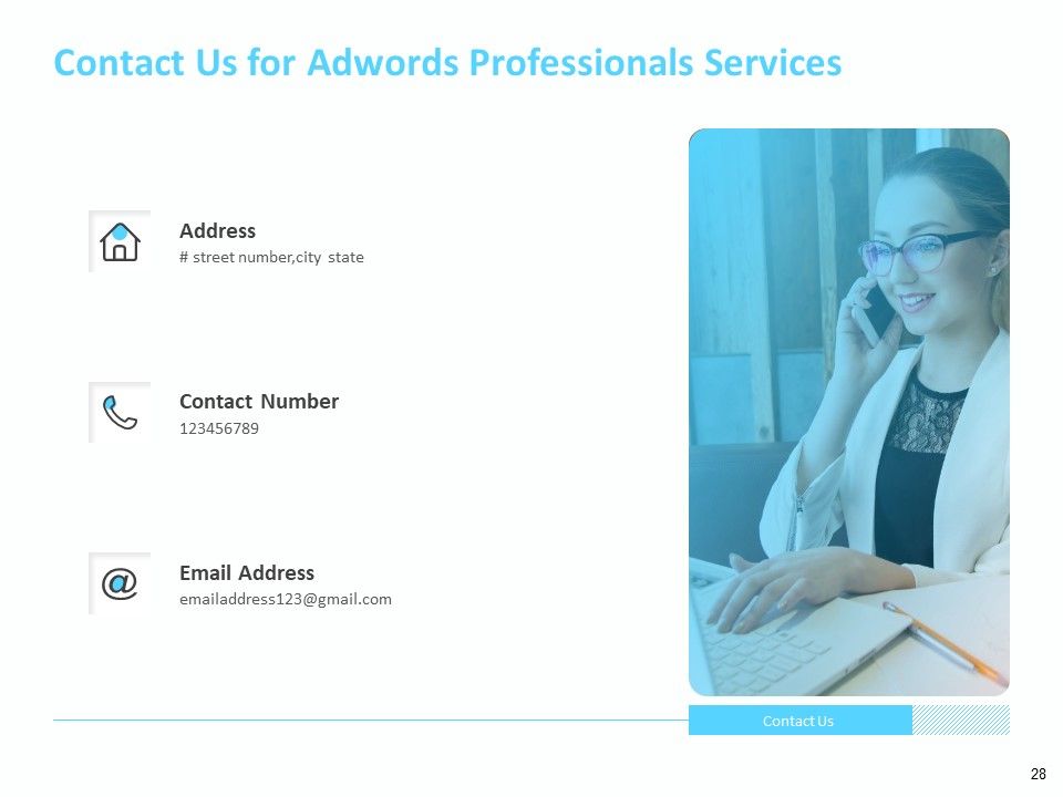 Adwords And PPC Proposal Template Ppt PowerPoint Presentation Complete Deck With Slides Slide28