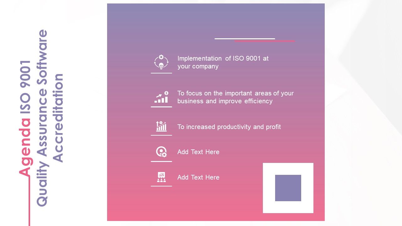 Agenda Iso 9001 Quality Assurance Software Accreditation Slides Pdf Agenda Iso 9001 Quality Assurance Software Accreditation Slides Pdf