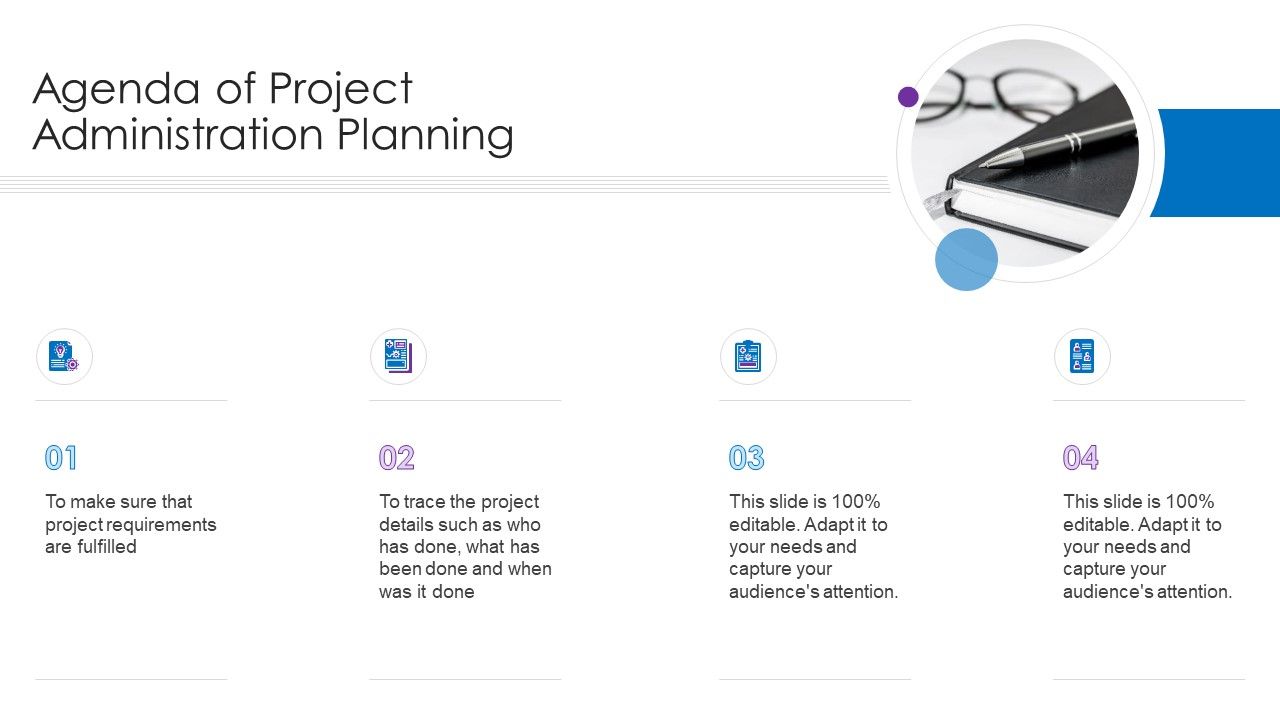 Agenda Of Project Administration Planning Ppt PowerPoint Presentation ...