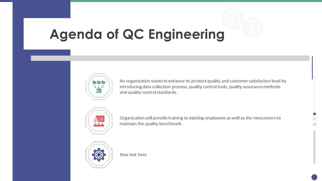 Agenda Of QC Engineering Ppt Layouts Layout PDF