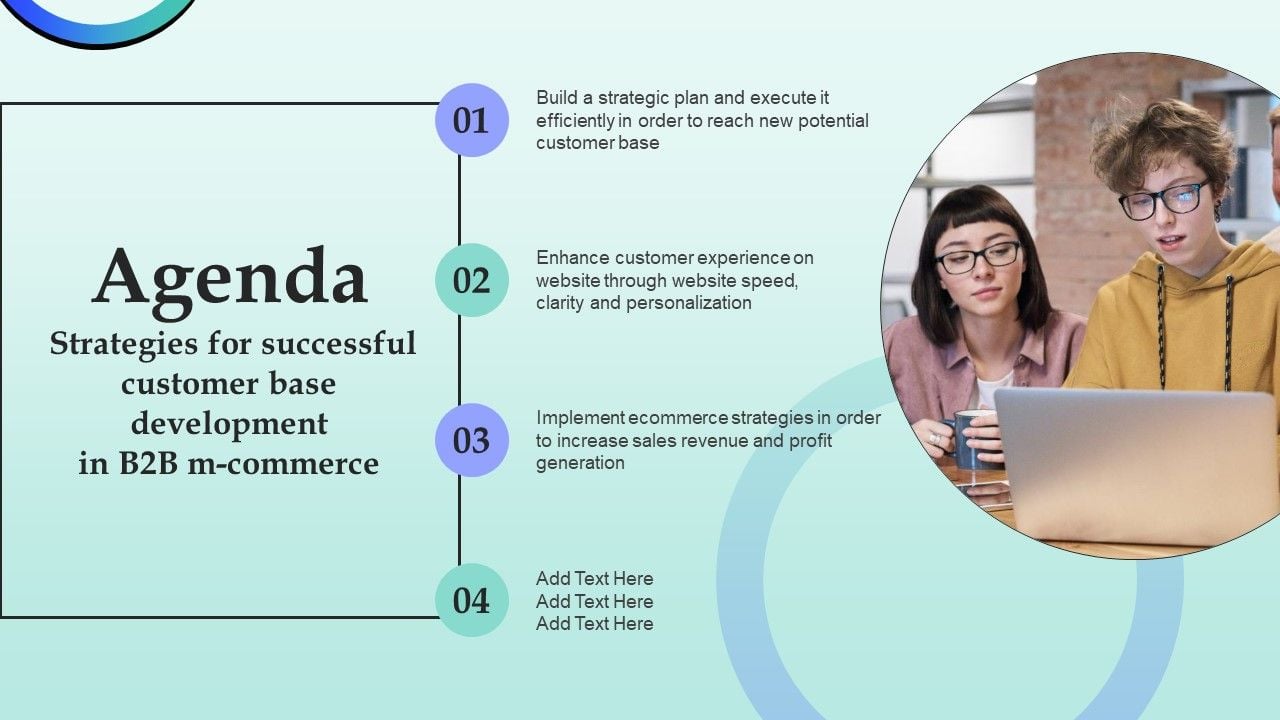 Agenda_Strategies_For_Successful_Customer_Base_Development_In_B2b_M_Commerce_Icons_PDF_Slide_1.jpg