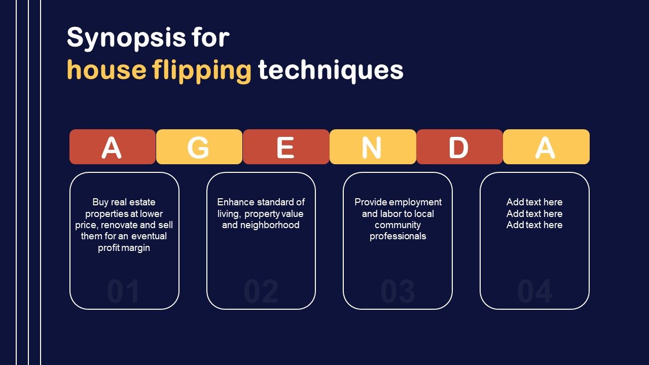 Agenda_Synopsis_For_House_Flipping_Techniques_Icons_PDF_Slide_1.jpg