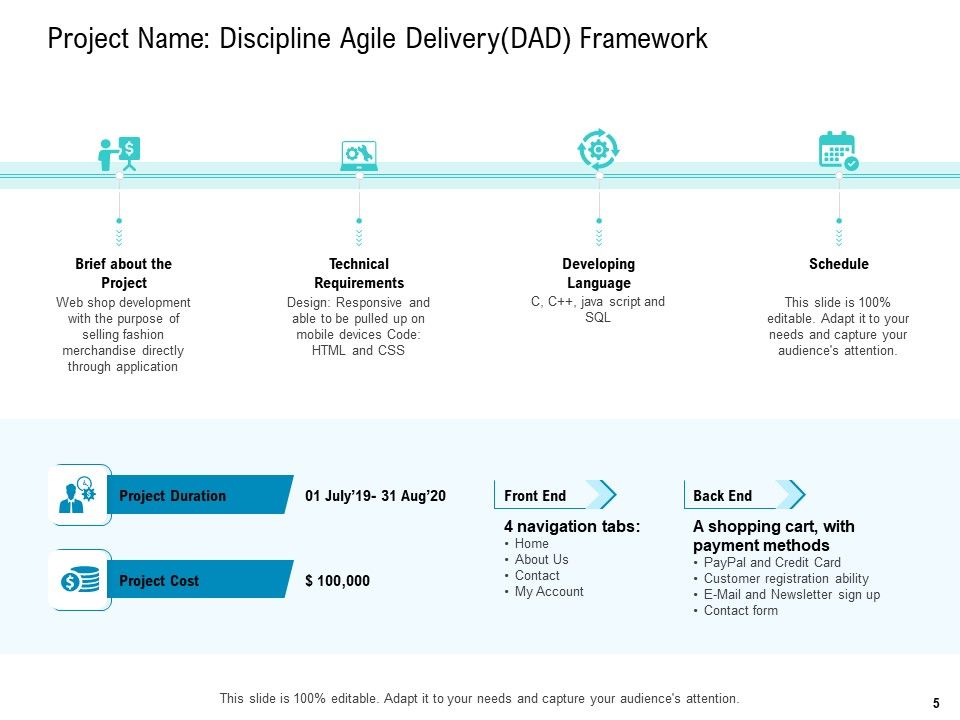 Agile Approach For IT Project Management Ppt PowerPoint Presentation Complete Deck With Slides Slide05