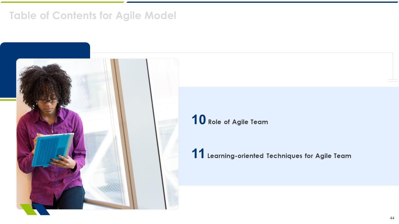 Agile Model Ppt PowerPoint Presentation Complete With Slides Slide44