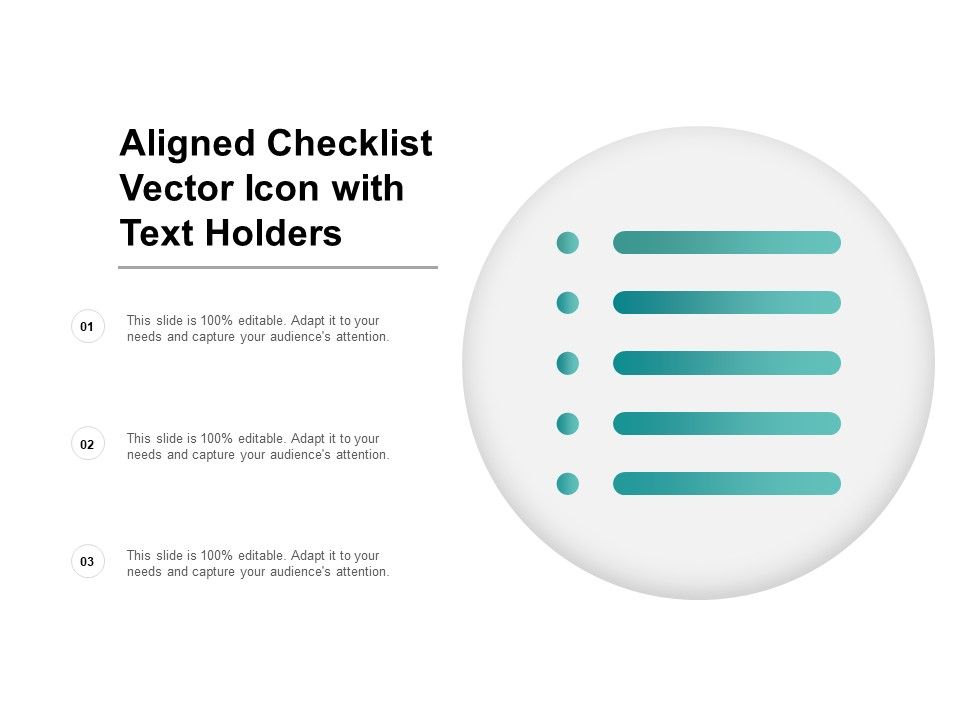 Aligned_Checklist_Vector_Icon_With_Text_Holders_Ppt_PowerPoint_Presentation_Ideas_Background_Slide_1.jpg