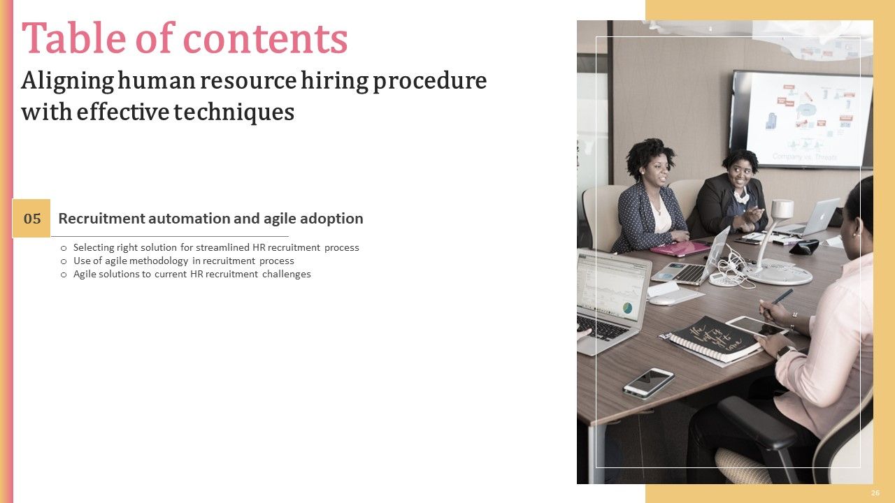 Aligning Human Resource Hiring Procedure With Effective Techniques Ppt PowerPoint Presentation Complete Deck With Slides Slide26