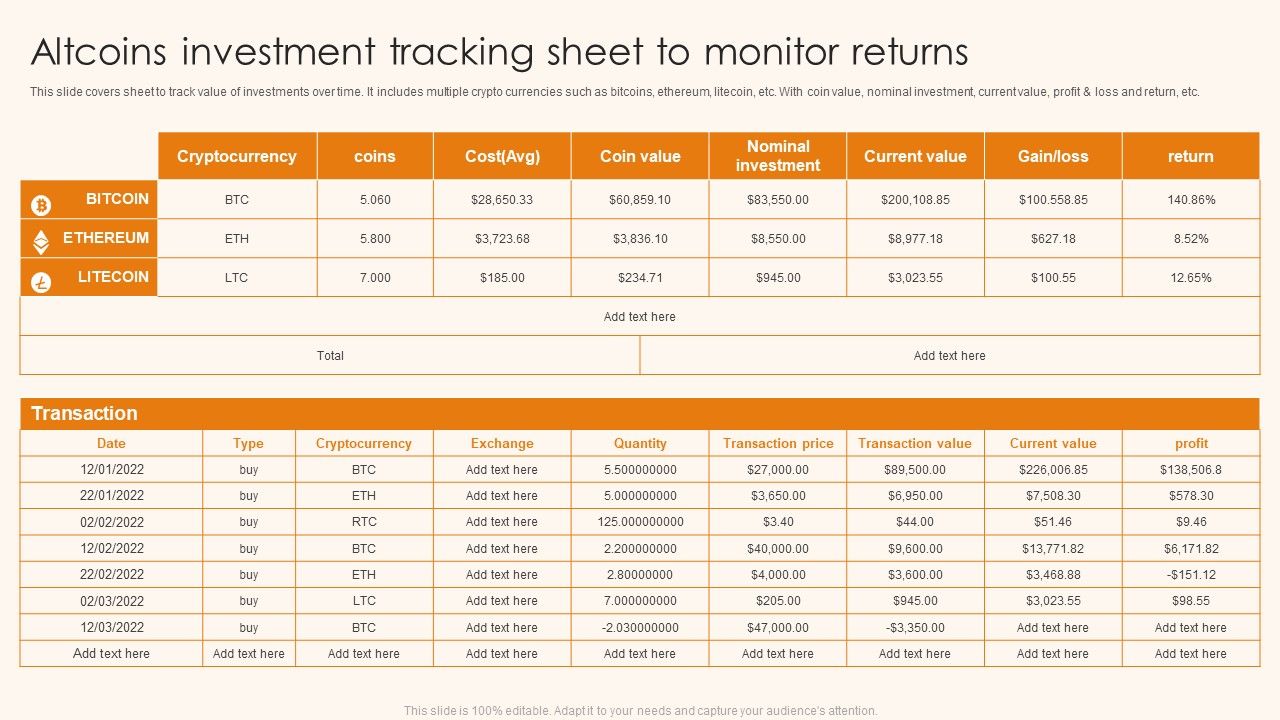 Altcoins_Investment_Tracking_Sheet_To_Monitor_Returns_Ppt_Portfolio_Icon_PDF_Slide_1.jpg