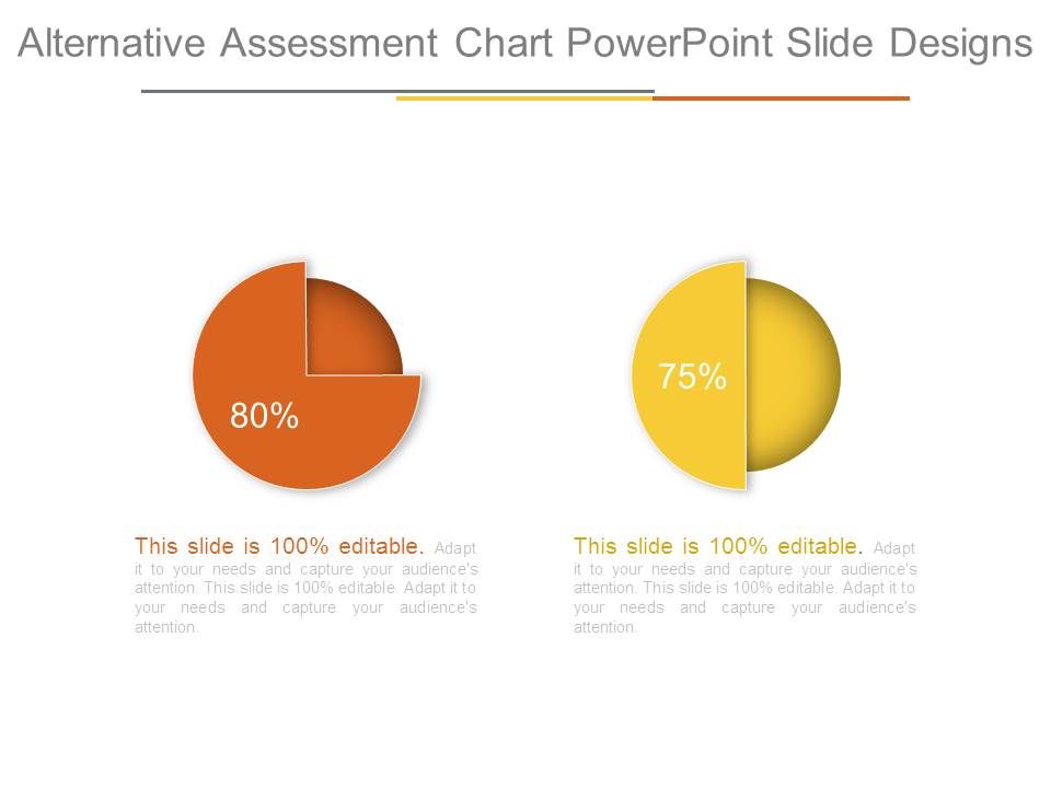 Alternative Assessment Chart Powerpoint Slide Designs
