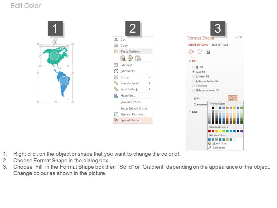 America Map Ppt Slide Slide04