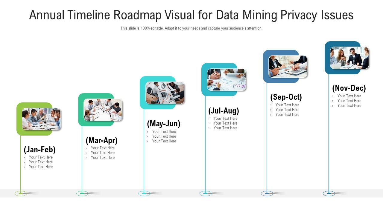 Annual_Timeline_Roadmap_Visual_For_Data_Mining_Privacy_Issues_Ppt_PowerPoint_Presentation_Icon_Files_PDF_Slide_1.jpg