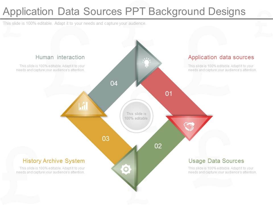Application Data Sources Ppt Background Designs