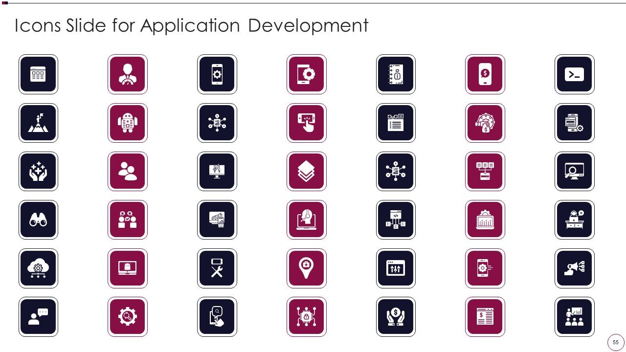Application Development Ppt PowerPoint Presentation Complete Deck With Slides Slide55