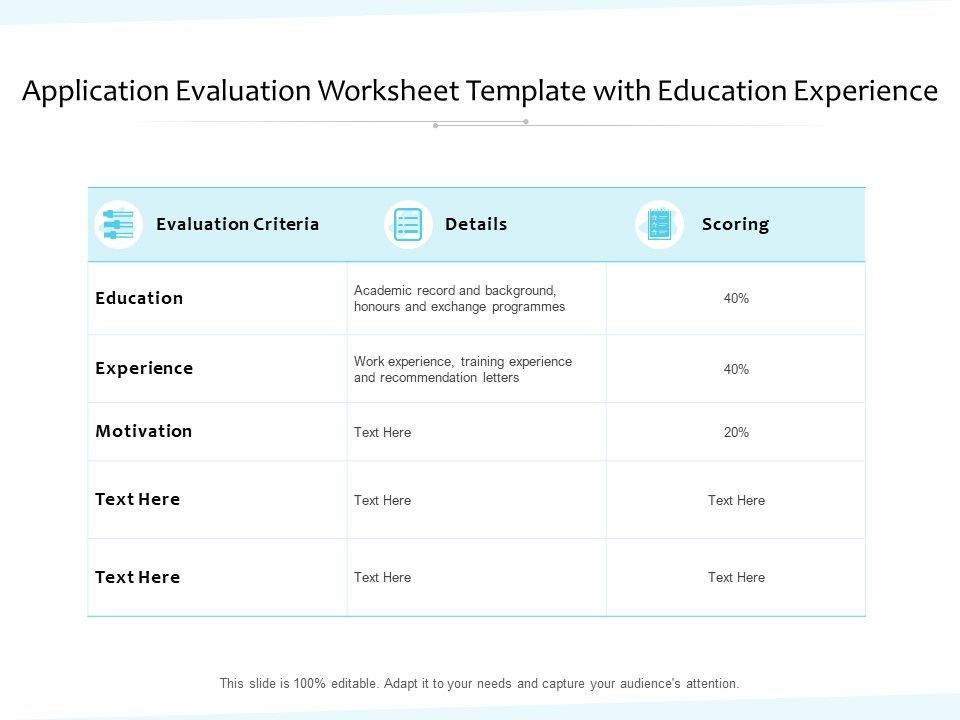 Application_Evaluation_Worksheet_Template_With_Education_Experience_Ppt_PowerPoint_Presentation_Icon_Clipart_Images_Slide_1.jpg