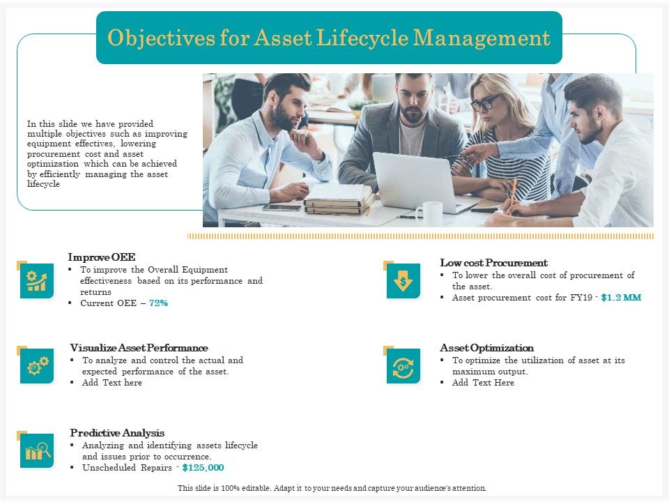 Application Life Cycle Analysis Capital Assets Objectives For Asset