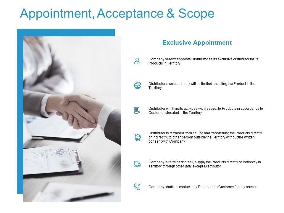Appointment Acceptance And Scope Ppt PowerPoint Presentation Pictures Deck