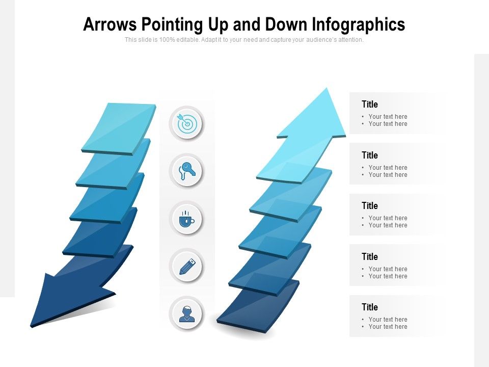Arrows Pointing Up And Down Infographics Ppt PowerPoint Presentation ...