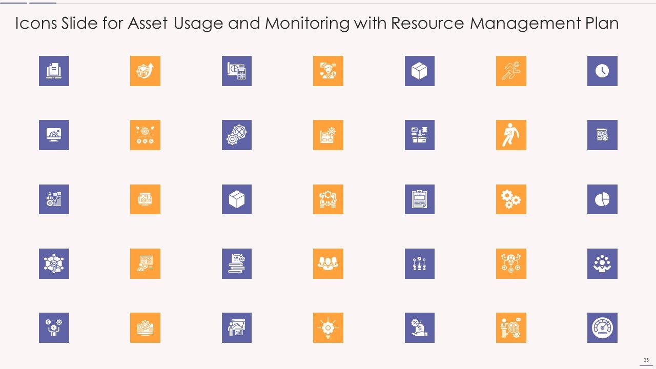 Asset Usage And Monitoring With Resource Management Plan Ppt PowerPoint Presentation Complete Deck With Slides Slide35