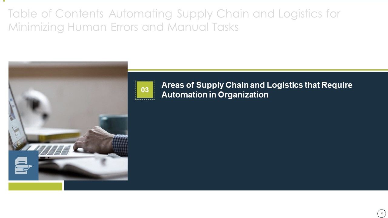 Automating Supply Chain And Logistics For Minimizing Human Errors And Manual Tasks Ppt PowerPoint Presentation Complete Deck With Slides Slide12