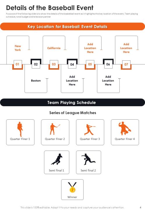Baseball Event Fundraising Proposal Example Document Report Doc Pdf Ppt Slide04