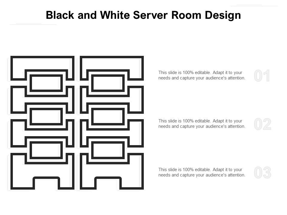 Black And White Server Room Design Ppt PowerPoint Presentation Gallery
