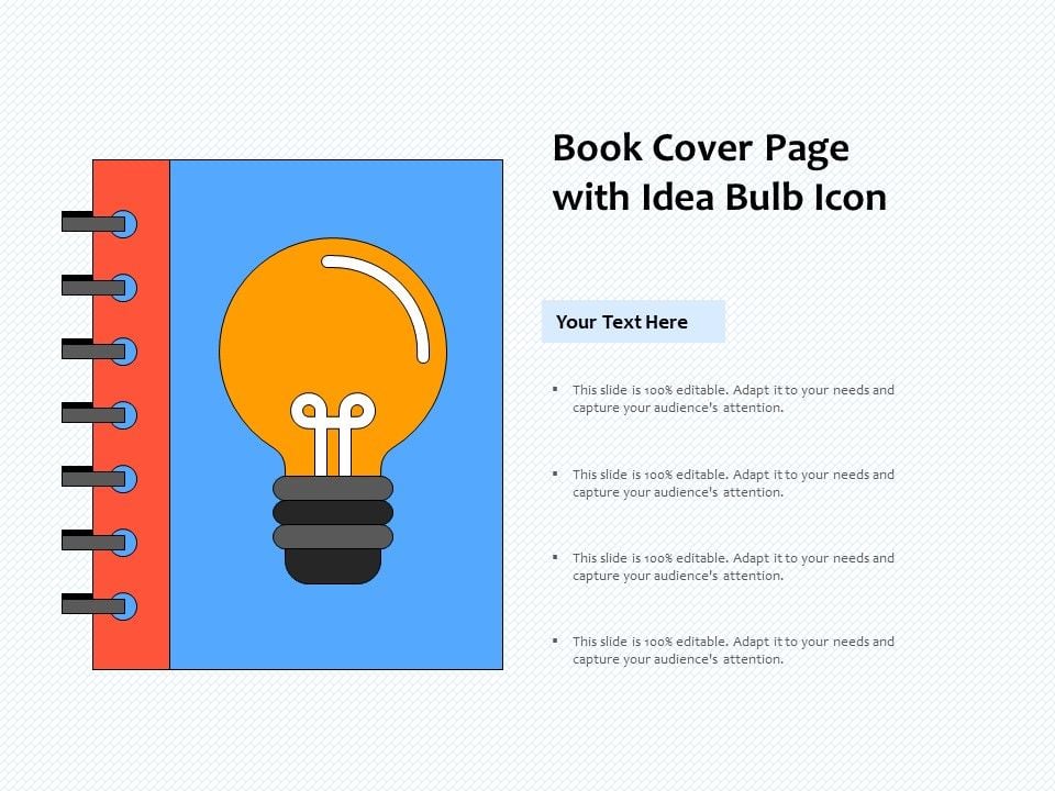 Book_Cover_Page_With_Idea_Bulb_Icon_Ppt_PowerPoint_Presentation_Gallery_Deck_PDF_Slide_1.jpg