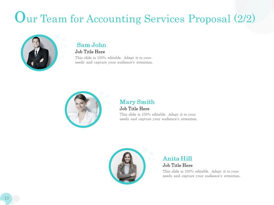 Bookkeeping Proposal Template Ppt PowerPoint Presentation Complete Deck With Slides Slide13