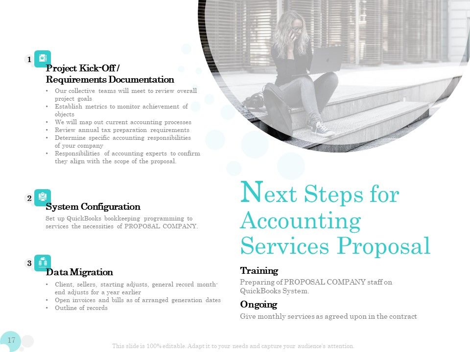 Bookkeeping Proposal Template Ppt PowerPoint Presentation Complete Deck With Slides Slide17