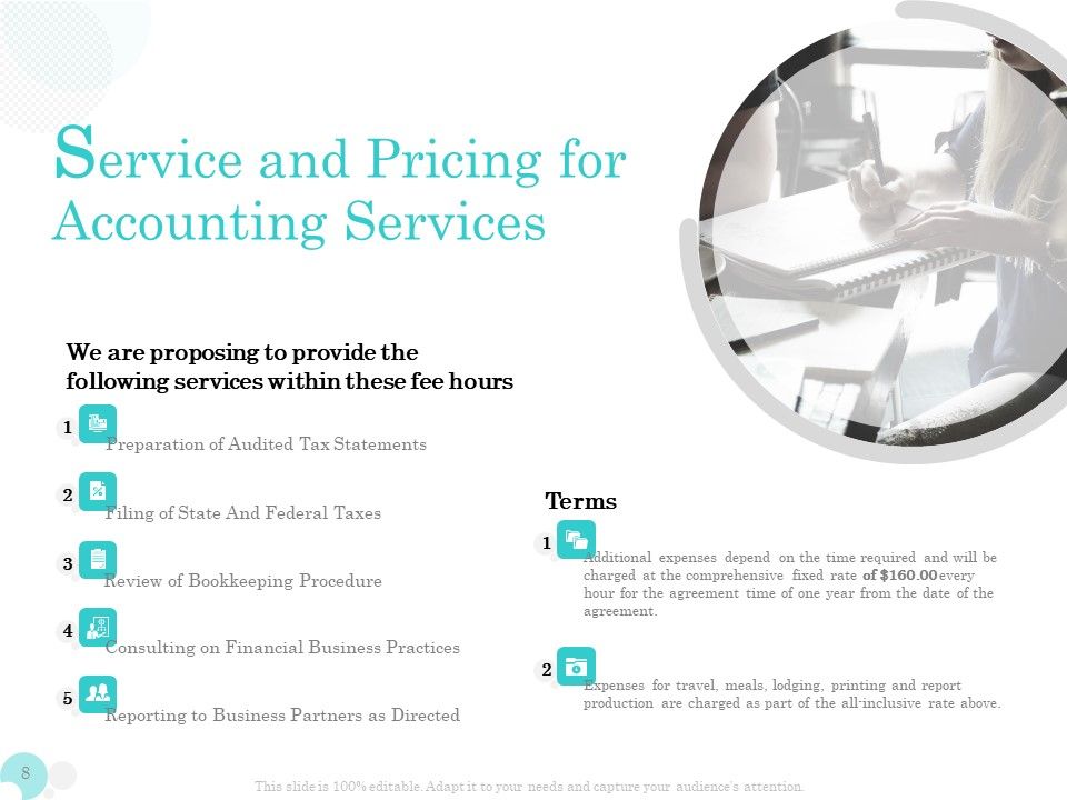 Bookkeeping Proposal Template Ppt PowerPoint Presentation Complete Deck With Slides Slide08