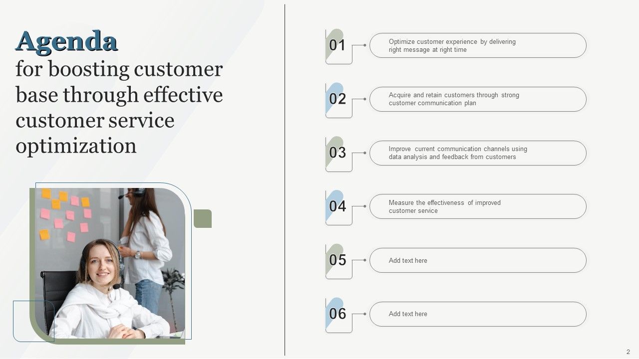 Boosting Customer Base Through Effective Customer Service Optimization Ppt PowerPoint Presentation Complete Deck With Slides Slide02