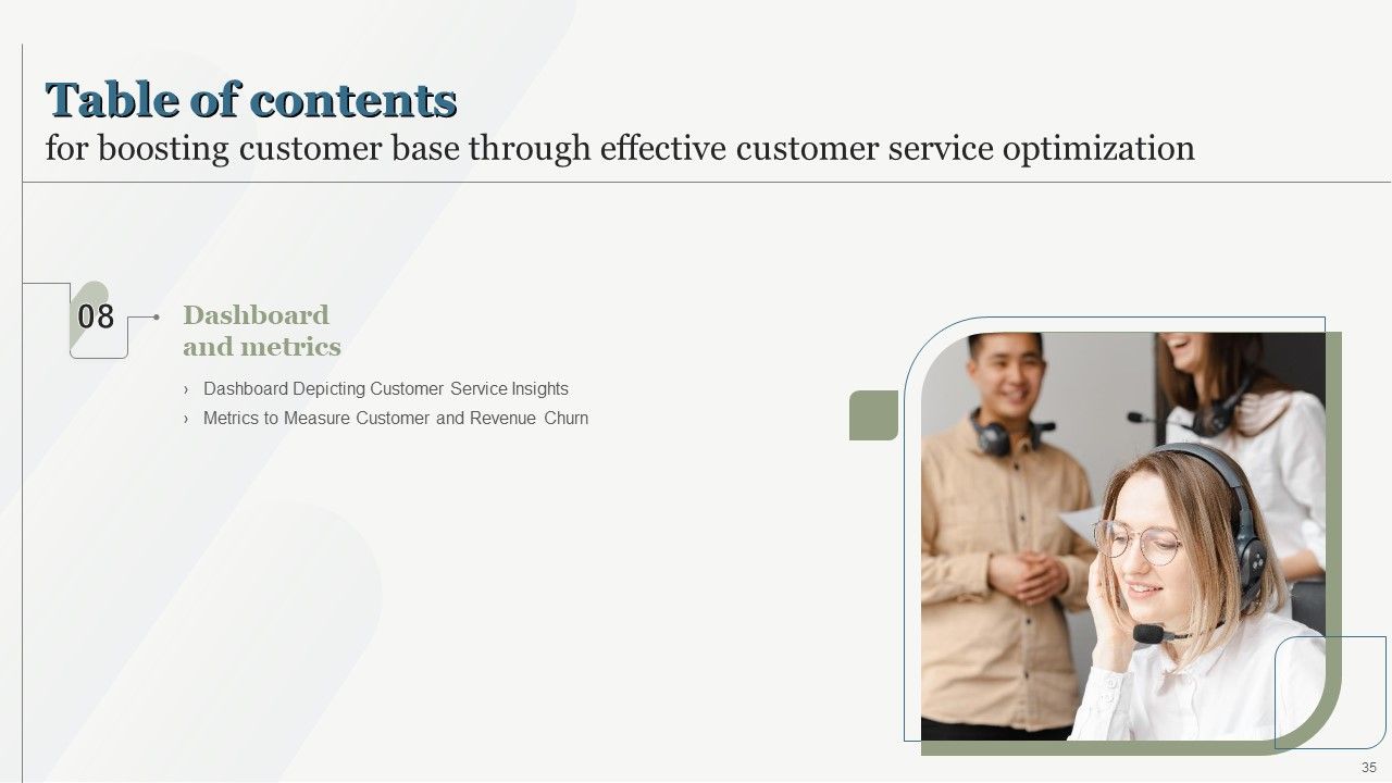 Boosting Customer Base Through Effective Customer Service Optimization Ppt PowerPoint Presentation Complete Deck With Slides Slide35