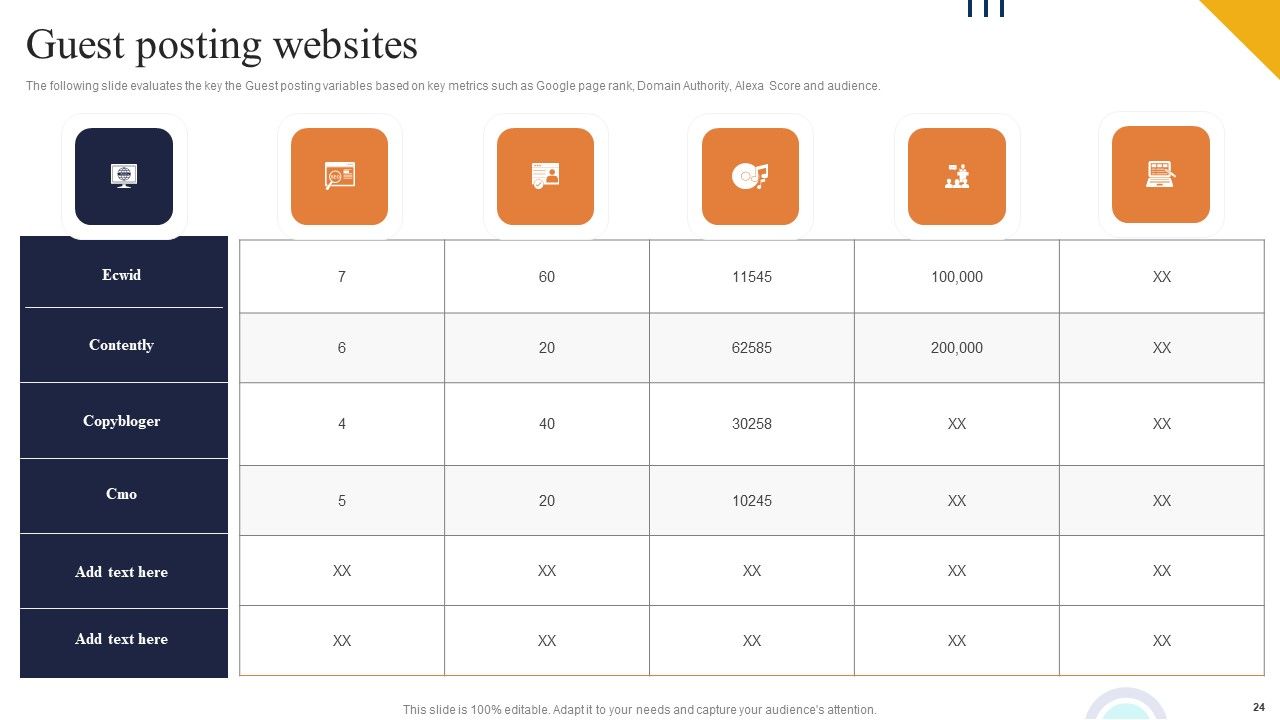 Boosting Online Presence Using Strategic Backlinking And Search Engine Optimization Ppt PowerPoint Presentation Complete Deck With Slides Slide24