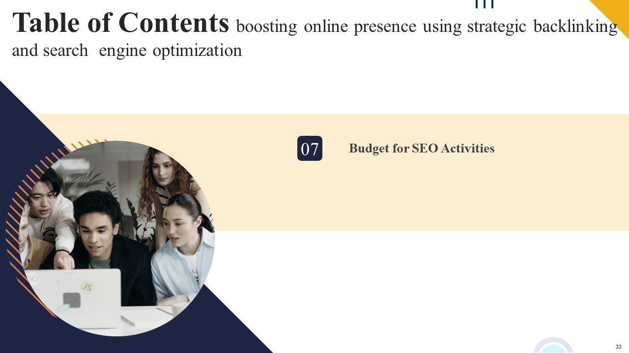 Boosting Online Presence Using Strategic Backlinking And Search Engine Optimization Ppt PowerPoint Presentation Complete Deck With Slides Slide33