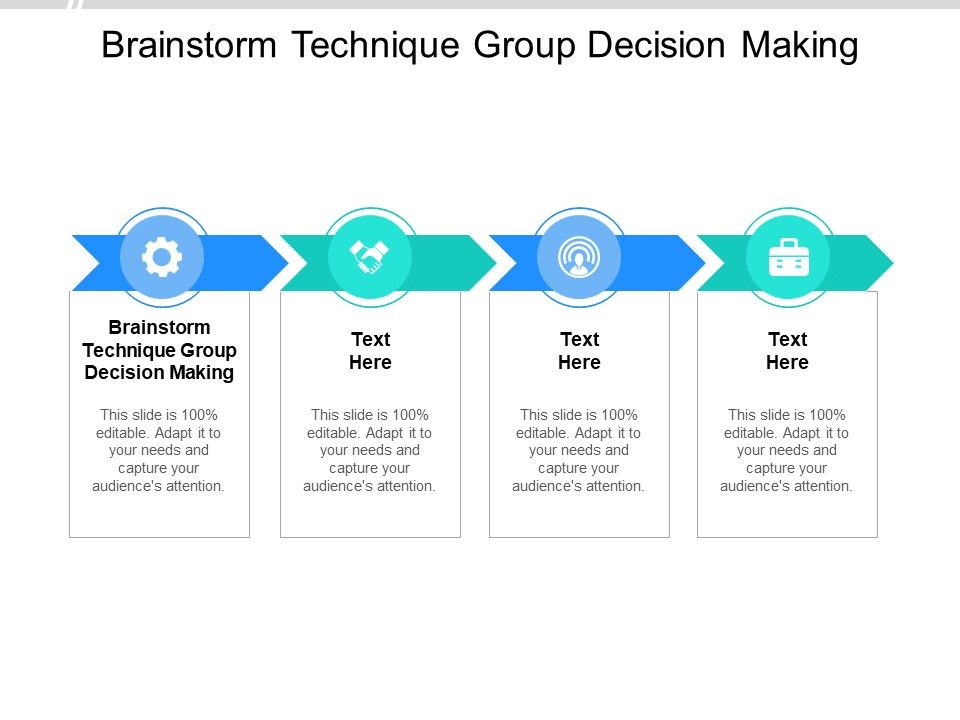Brainstorm Technique Group Decision Making Ppt PowerPoint Presentation ...