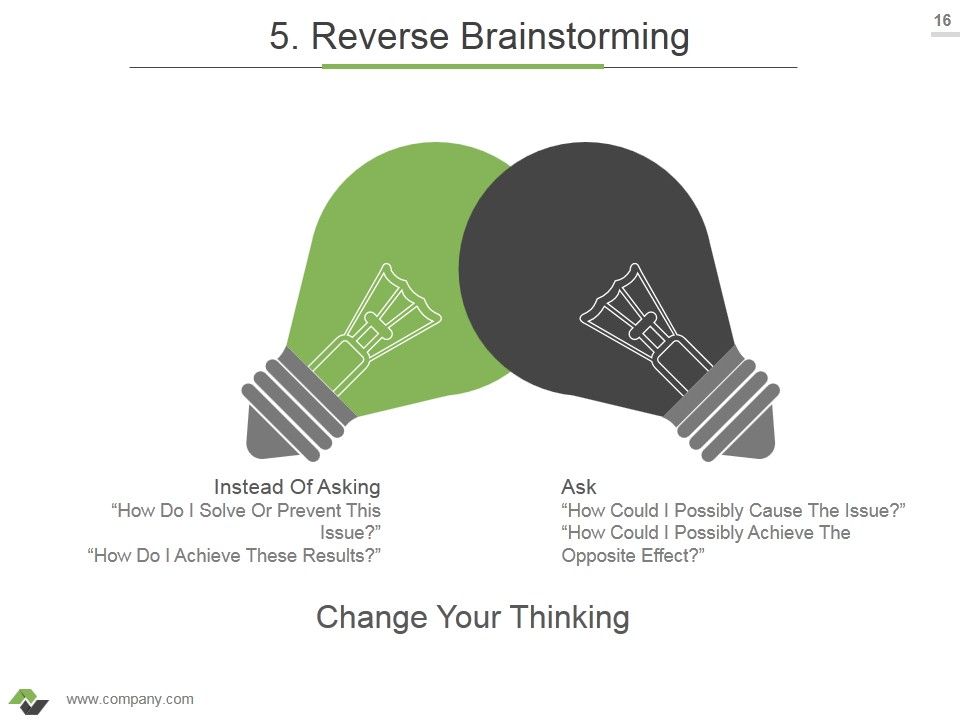 Brainstorming Techniques For New Product Development Ppt PowerPoint Presentation Complete Deck With Slides Slide16