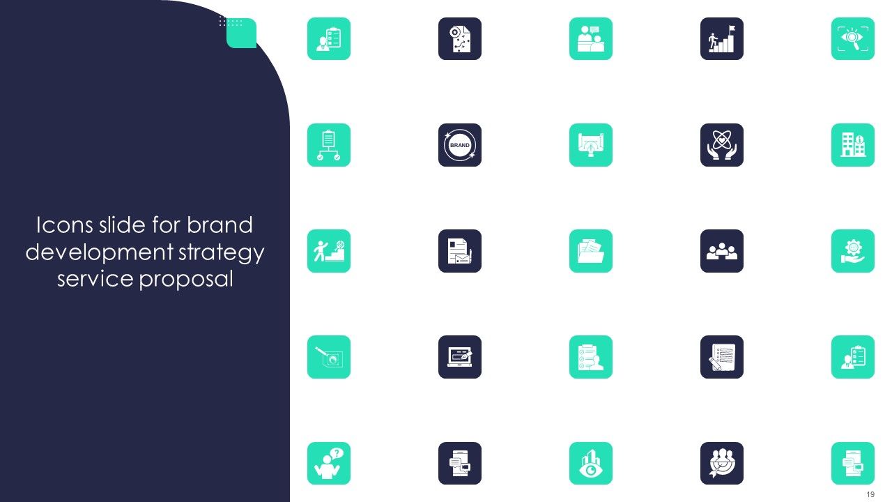 Brand Development Strategy Service Proposal Ppt PowerPoint Presentation Complete Deck With Slides Slide19