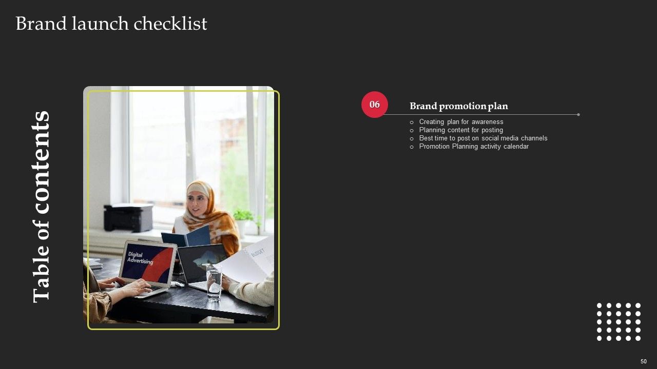 Brand Launch Checklist Ppt PowerPoint Presentation Complete Deck With Slides Slide50