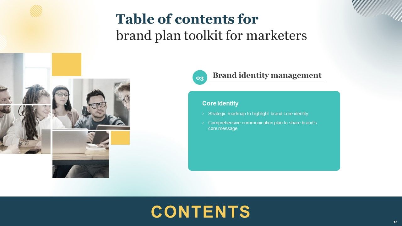 Brand Plan Toolkit For Marketers Ppt PowerPoint Presentation Complete Deck With Slides Slide13