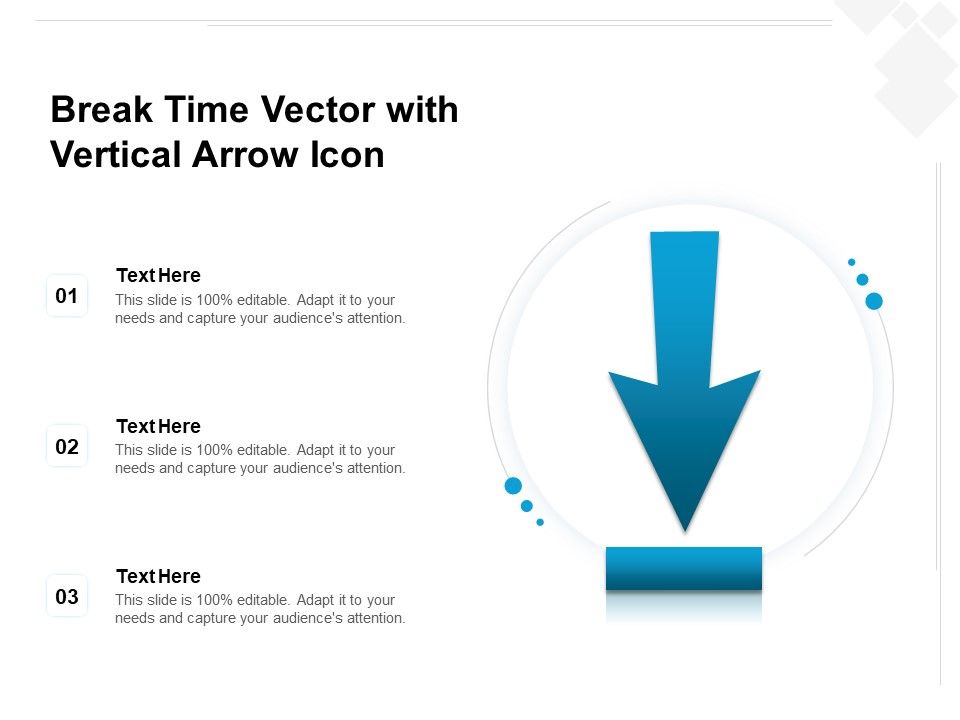 Break_Time_Vector_With_Vertical_Arrow_Icon_Ppt_PowerPoint_Presentation_File_Picture_PDF_Slide_1.jpg