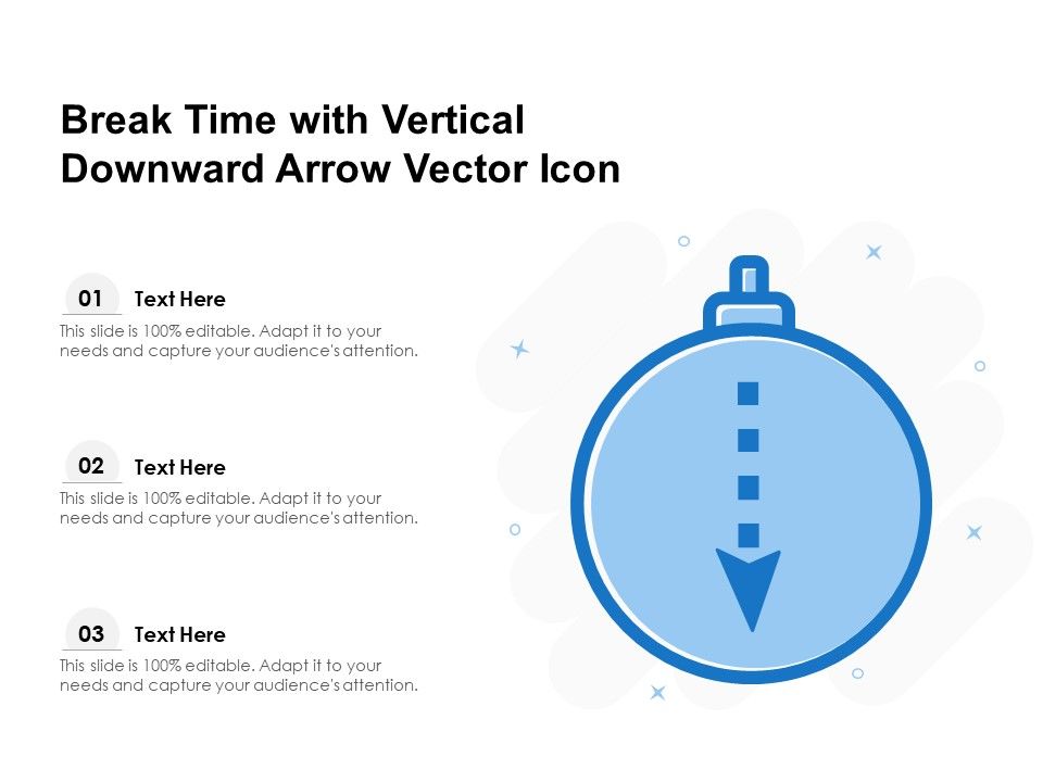 Break_Time_With_Vertical_Downward_Arrow_Vector_Icon_Ppt_PowerPoint_Presentation_File_Styles_PDF_Slide_1.jpg