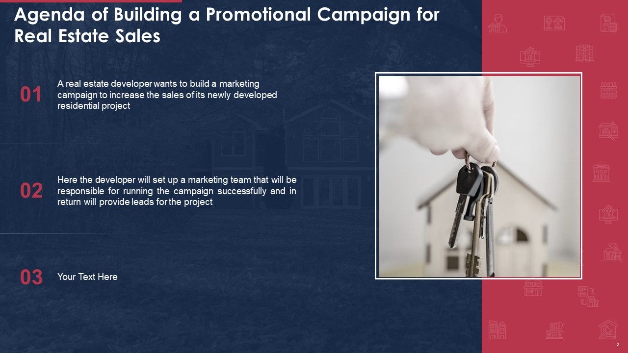 Building A Promotional Campaign For Real Estate Sales Ppt PowerPoint Presentation Complete Deck With Slides Slide02