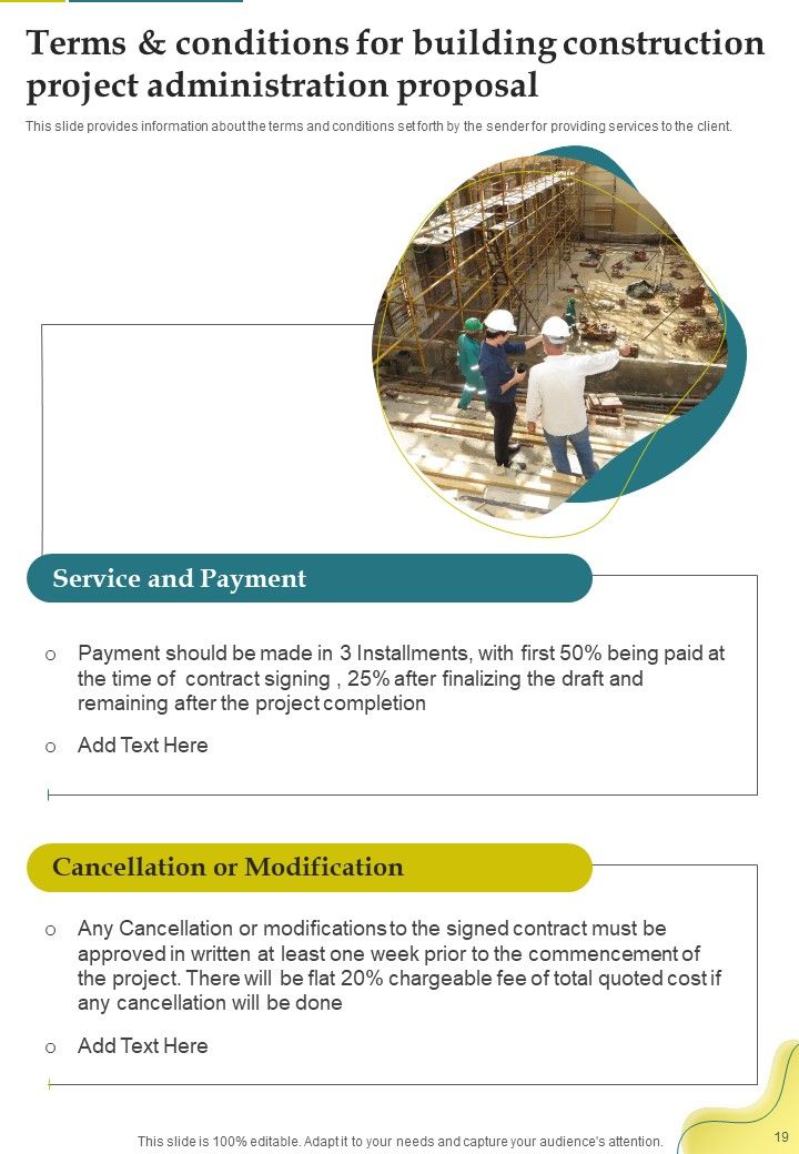 Building Construction Project Administration Proposal Example Document Report Doc Pdf Ppt Slide19