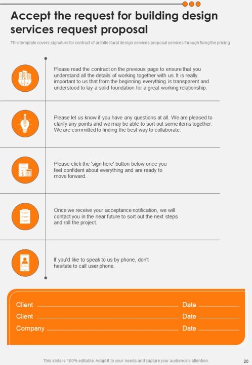 Building Design Services Request Proposal Example Document Report Doc Pdf Ppt Slide20