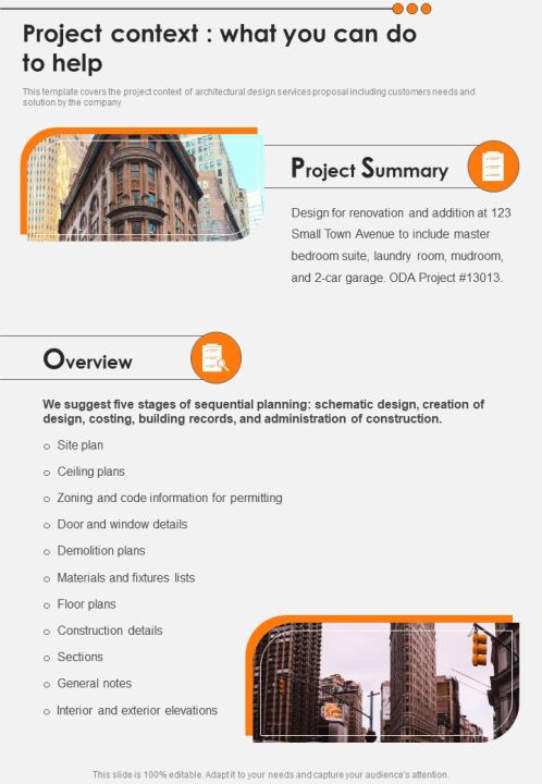 Building Design Services Request Proposal Example Document Report Doc Pdf Ppt Slide03