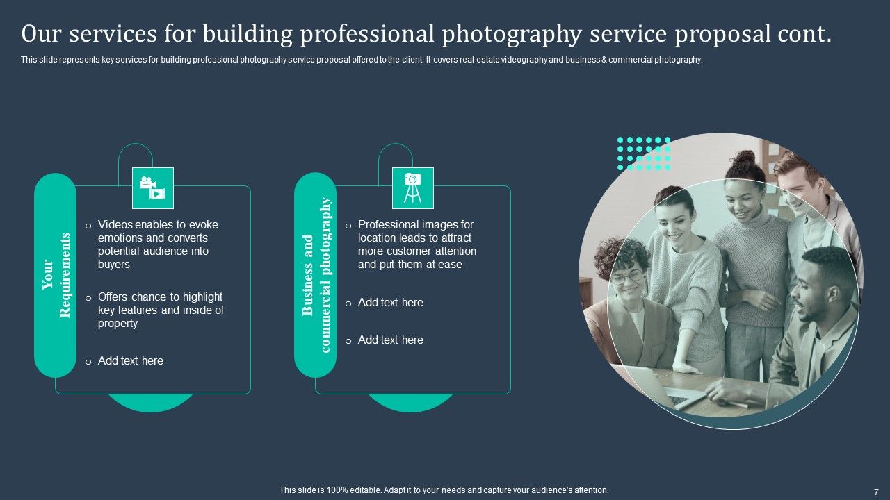 Building Professional Photography Service Proposal Ppt PowerPoint Presentation Complete Deck With Slides Slide07