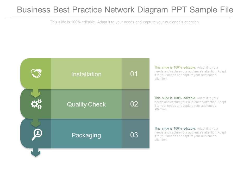 Business Best Practice Network Diagram Ppt Sample File