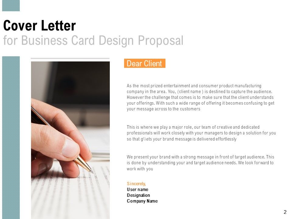 Business Card Design Proposal Ppt PowerPoint Presentation Complete Deck With Slides Slide02