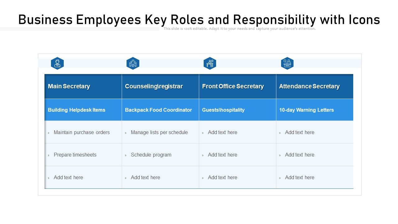Business_Employees_Key_Roles_And_Responsibility_With_Icons_Ppt_PowerPoint_Presentation_File_Background_Designs_PDF_Slide_1.jpg