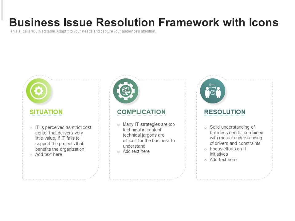 Business_Issue_Resolution_Framework_With_Icons_Ppt_PowerPoint_Presentation_File_Portrait_PDF_Slide_1.jpg