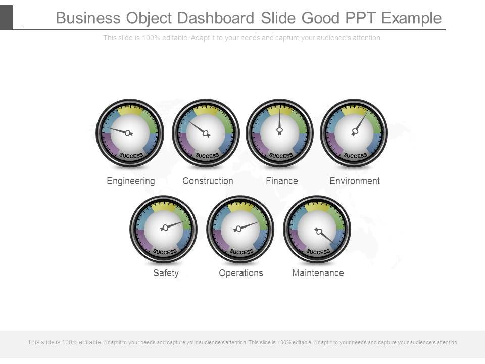 Business Object Dashboard Slide Good Ppt Example